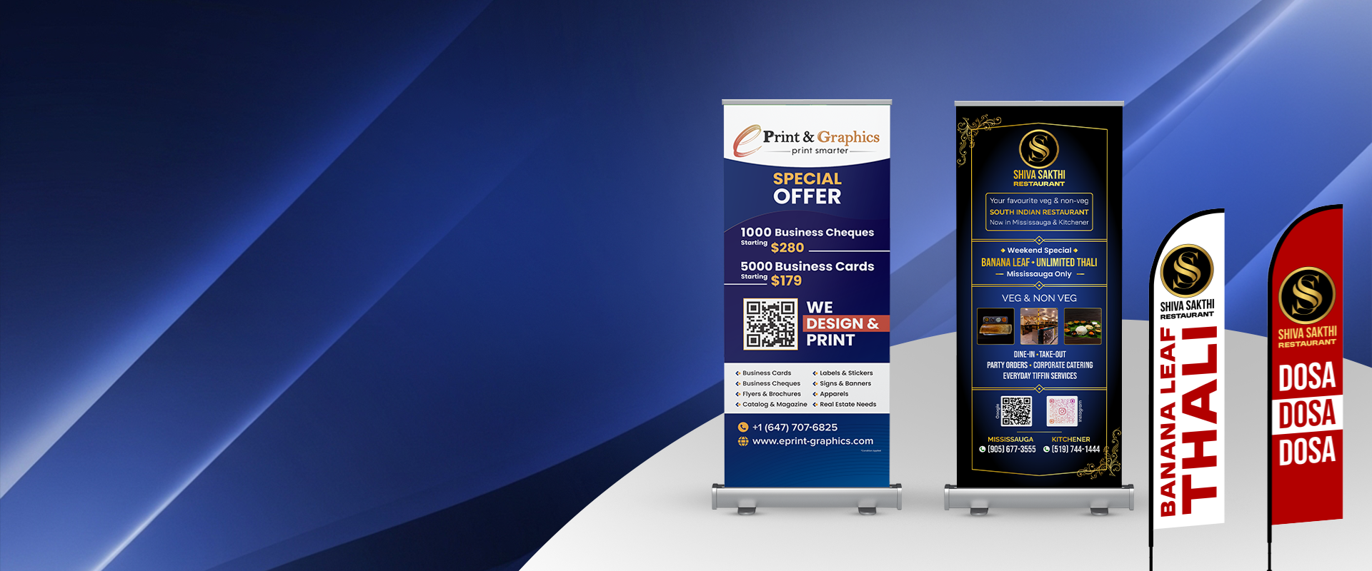 Custom Pull-Up Banners & Flags