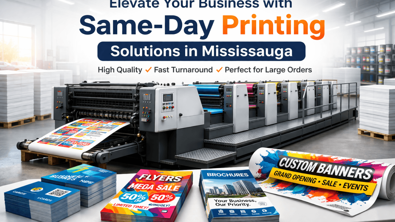 Elevate Your Business with Same-Day Printing Solutions in Mississauga